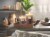 Woodwick® Trilogy Café Sweets Jar Candle Vanilla Bean Caramel and Biscotti Perspective: right