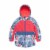Printed Frosted Flowers Two Piece Snowsuit Navy Blue And Red Perspective: right