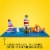 LEGO® Classic Blue Building Baseplate 11025 Perspective: right