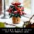LEGO Icons Poinsettia Plant Building Set and Centerpiece Table Decoration 10370 Perspective: right