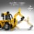 LEGO Technic Backhoe Loader Construction Toy 42197 Perspective: right