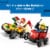 LEGO City Pizza vs. Fire Truck Race Car Pack Building Toy 60458 Perspective: right