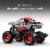 LEGO Technic Monster Jam ThunderROARus Pull-Back Monster Truck Building Toy 42200 Perspective: right
