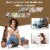 Gymax Reading Pillow TV Bed Rest Memory Foam w/ Arms Rests Neck Roll Back Support Perspective: right