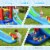 Gymax Kids Inflatable Bounce House Castle 9 in 1 Water Slide Park Without Blower Perspective: right