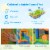 Gymax Inflatable Water Slide Giant Bounce Castle w/ Dual Climbing Walls & 735W Blower Perspective: right