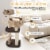 Gymax 41'' Hand-Made Cat Tree Tower Natural Bowl Shaped w/ 2 Perch Perspective: right