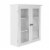 Teamson Home Bathroom Wall Storage Cabinet Space Saver w/ 3 Shelves White Perspective: right