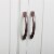 Elegant Home Fashions Wooden Bathroom Freestanding Floor Storage Cabinet Space Saver, White Perspective: right