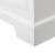Elegant Home Fashions Wooden Bathroom Linen Storage Cabinet Space Saver Organizer, White Perspective: right