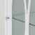 Elegant Home Fashions Florence Wooden Linen Tower Cabinet with Storage, White ELG-636S Perspective: right