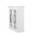 International Concepts ELG-637 Florence Two Doors Wall Cabinet, Tempered Glass - 24 H in. Perspective: right