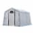 ShelterLogic Greenhouse Peak Translucent- Grey Perspective: right