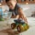 Spin Master Monster Jam Mud Blasters™ Blue Thunder Color Change Toy Truck Perspective: right