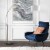 SAFAVIEH Polaris Arc Floor Lamp | Chrome | Perspective: right