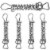 Wood Grip 5pk Pool Cover Spring Set w/Stoppers, D-Rings, Vinyl Cover Perspective: right