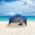Caravan Canopy Skybox 3.2' x 6.5' Instant Multipurpose Steel Sport Shelter, Blue Perspective: right