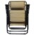 Caravan Sports Zero Gravity Outdoor Folding Camping Patio Lounge Chair, Beige Perspective: right