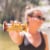 NuGo® Dark® Chocolate Peanut Butter Cup Gluten Free Vegan Protein Bar Perspective: right