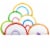 Bigjigs Toys Wooden Stacking Rainbow - Large Perspective: right