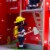 Bigjigs Toys City Fire Station Playset (BJTJT156) Perspective: right