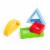 Bigjigs Toys Wooden Rainbow Sensory Shapes Perspective: right
