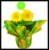 Blooming Tin Classic Flowering Plant Perspective: right