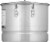 Sazon Aluminum Stock Pot with Steamer - Silver Perspective: right