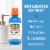 TheraBreath Fresh Breath Mouthwash Travel Size Icy Mint Alcohol-Free Perspective: right