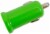 CELLCandy Low-Profile USB Car Charger - Sour Apple Green Perspective: right