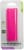 CELLCandy Portable USB Power Pack - Shocking Pink Perspective: right