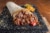 Curly's Hickory Smoked Pulled Pork with Barbecue Sauce Perspective: right