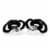 Classic Impressions NFL Raiders Baby Fanatic Las Vegas Pacifiers Perspective: right