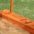 KidKraft Outdoor Children's Sandbox with Canopy - Navy & White Perspective: right