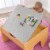 KidKraft 17506 3.25 x 23.5 x 28.5 in. Activity Play Table - Gray & Natural Perspective: right