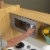 KidKraft Uptown Natural Play Kitchen Perspective: right