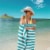 4-Pack: 30 x 60 Ultra-Soft 100% Cotton Striped Pool Cabana Hotel Beach Towels Perspective: right