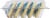 Lofthouse Patriotic Blue Frosted Sugar Cookies Perspective: right