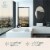 Hamilton Hills 24x36  Wenge Oval Mirror | Large Premium Wooden Mirror Perspective: right
