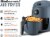 Elite Gourmet Hot Air Fryer - Blue Gray Perspective: right