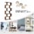Slickblue 6 Tier S-Shaped Bookshelf Storage Display Bookcase Decor Z-Shelf Perspective: right