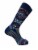 Legale Men's Aztec Blanket Crew Socks - Navy Perspective: right