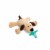 WubbaNub Brown Puppy Pacifier in Cube Perspective: right