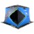 CLAM X-400 Portable 8 Ft 6 Person Pop Up Ice Fishing Thermal Hub Shelter Tent Perspective: right