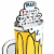 Father's Day Card #52: Hallmark Funny Pop-Up Beer Stein Perspective: right