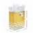Medium Gift Bag #60: Hallmark Medium Gift Bag with Tissue Paper Silver and Gold Foil Perspective: right