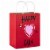Valentine's Day Bag #73: Hallmark Medium Stiff Handle Gift Bag Bundle (Valentine's Hearts) Perspective: right