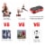 Wonder Maxi 3D Vibration Plate Exercise Machine w/ Dual Motor Oscillation, Red Perspective: right