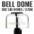 PRO BIKE TOOL Silver Bicycle Bell - Crisp, Clear & Long Sound Ringer Perspective: right