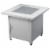 Endless Summer Outdoor Fire Pit Table with Faux Marble Finish, White Glass Perspective: right